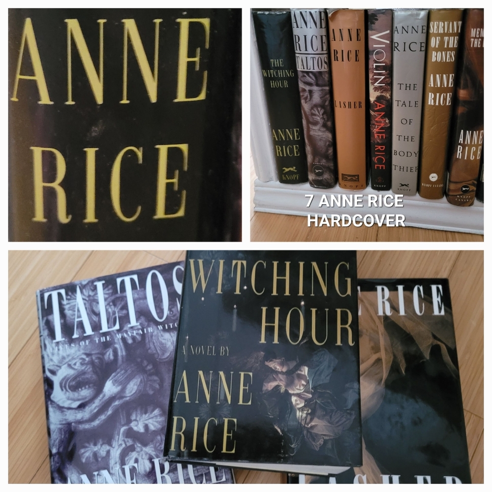 7 X ANNE RICE Hardcovers / 7